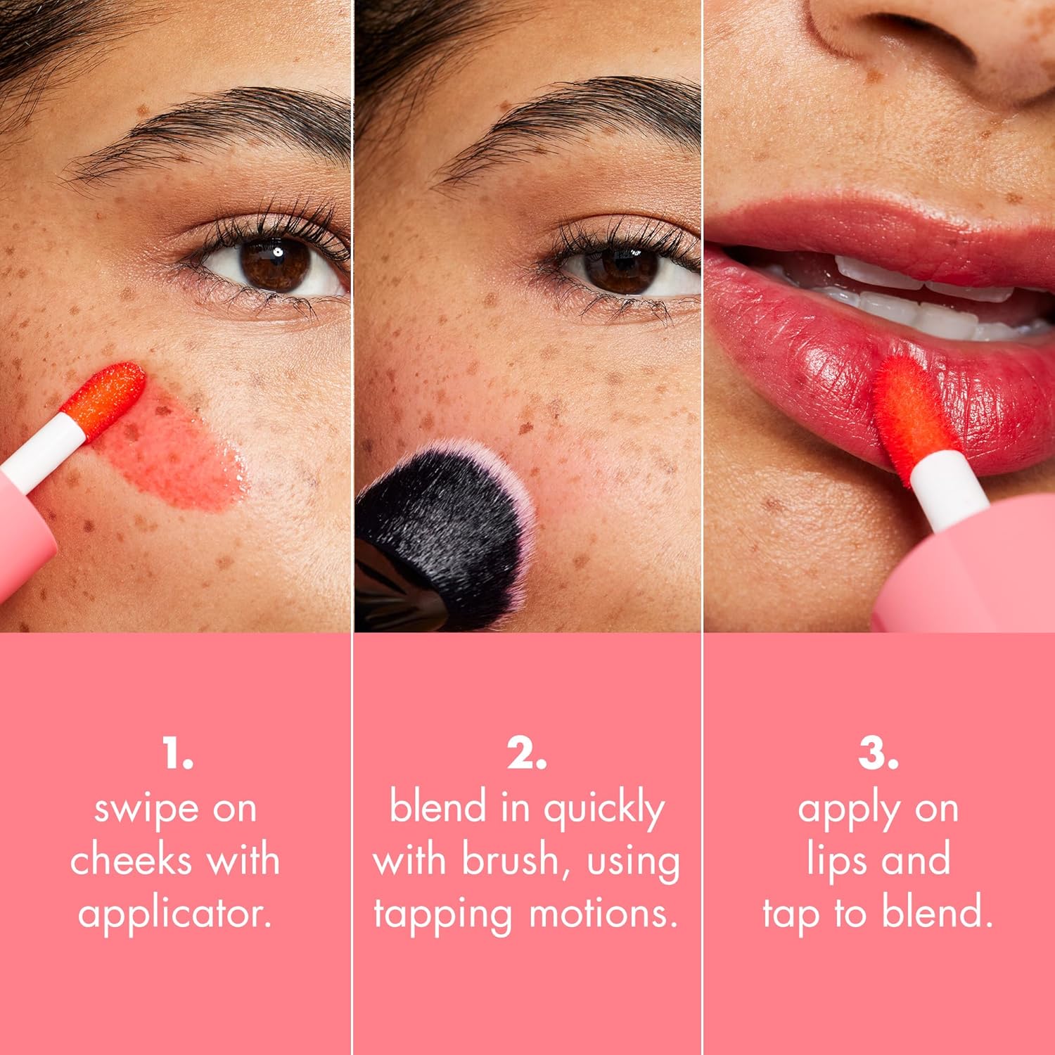 Buy now e.l.f. Sheer For It Blush Tint, Multi-Use, Long-Lasting Lip & Cheek Makeup, Creates A Natural Flush Finish, Vegan & Cruelty-Free, Cherry Cola at indiglob india