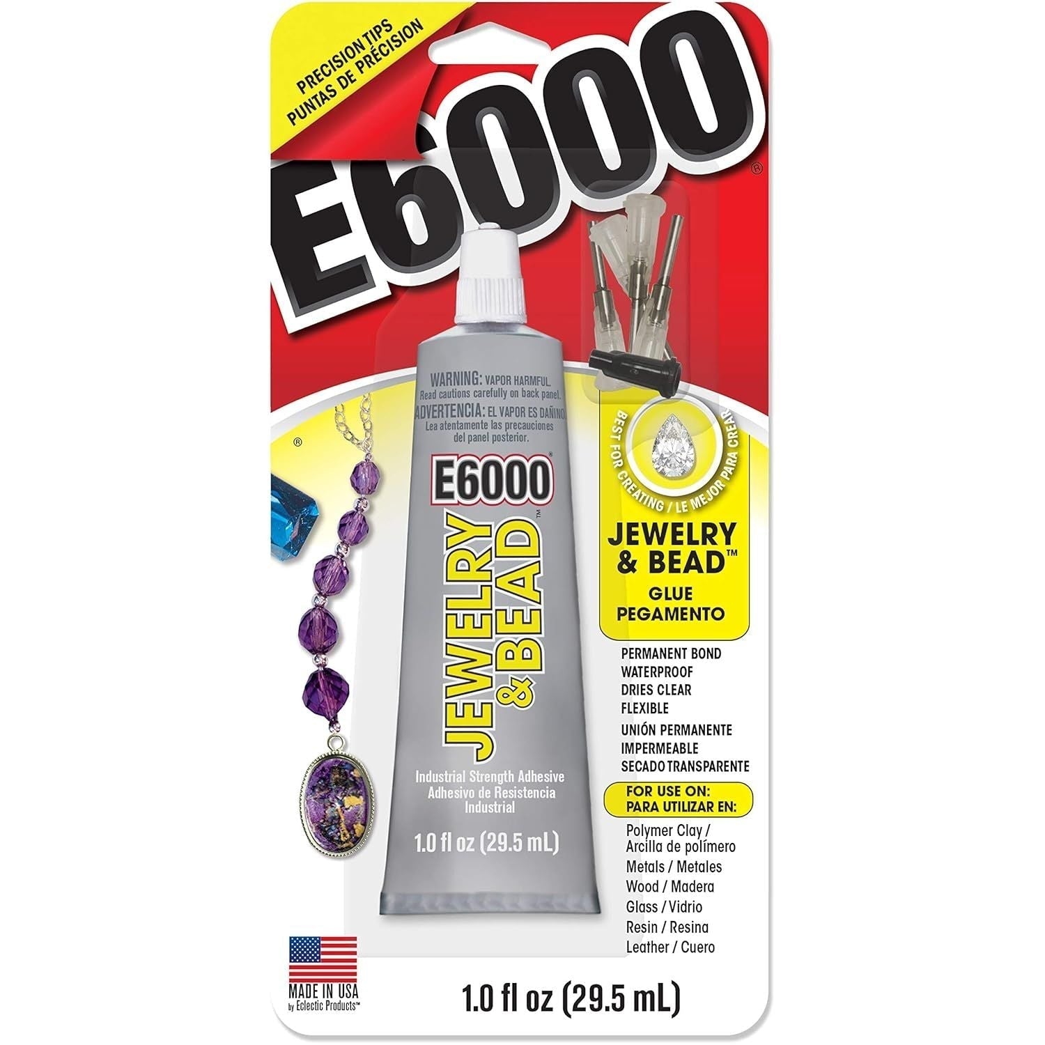 Buy now E6000 242001 Jewelry and Bead Adhesive - 1 fl oz at indiglob india