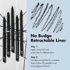 Buy now e.l.f. No Budge Retractable Eyeliner, Creamy, Ultra-Pigmented & Waterproof, Creates Bold & Defined Lines, Vegan & Cruelty-Free, Ruby at indiglob india