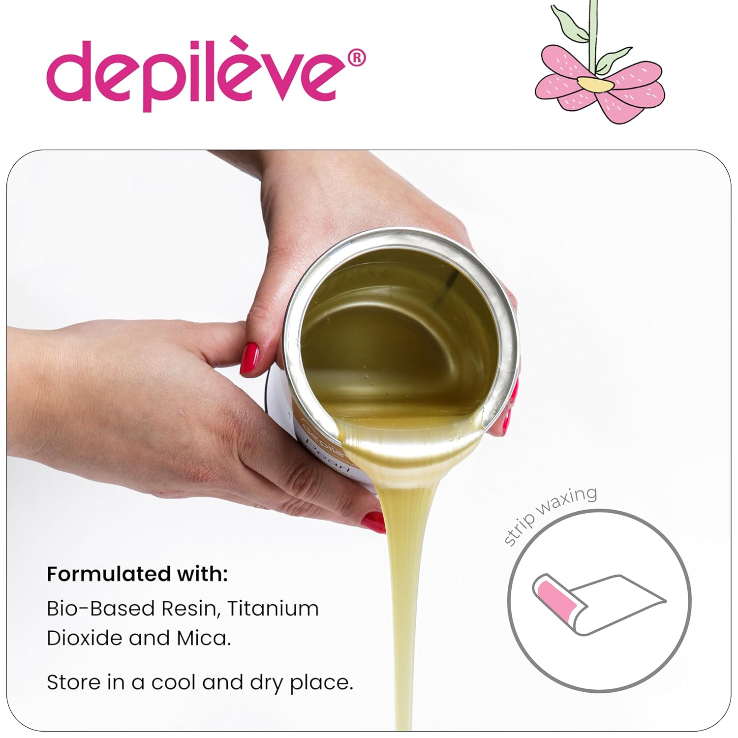 Buy now Depileve Hair Removal Wax - Pearl Rosin Full-Body Wax - Ideal for Dry, Flaking Skin - Soft and Gentle Waxing Pearls - Moisturizing Strip Wax - 14 oz at indiglob india