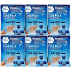 Buy now MED PRIDE Instant Cold Pack First Aid Kit Ice Pack for Injuries and Pain Relief, No Freezer Needed, 5in X 6in (6 Count (Pack of 1) Clear) at indiglob india
