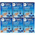 Buy now MED PRIDE Instant Cold Pack First Aid Kit Ice Pack for Injuries and Pain Relief, No Freezer Needed, 5in X 6in (6 Count (Pack of 1) Clear) 6 Count (Pack of 1) at indiglob india