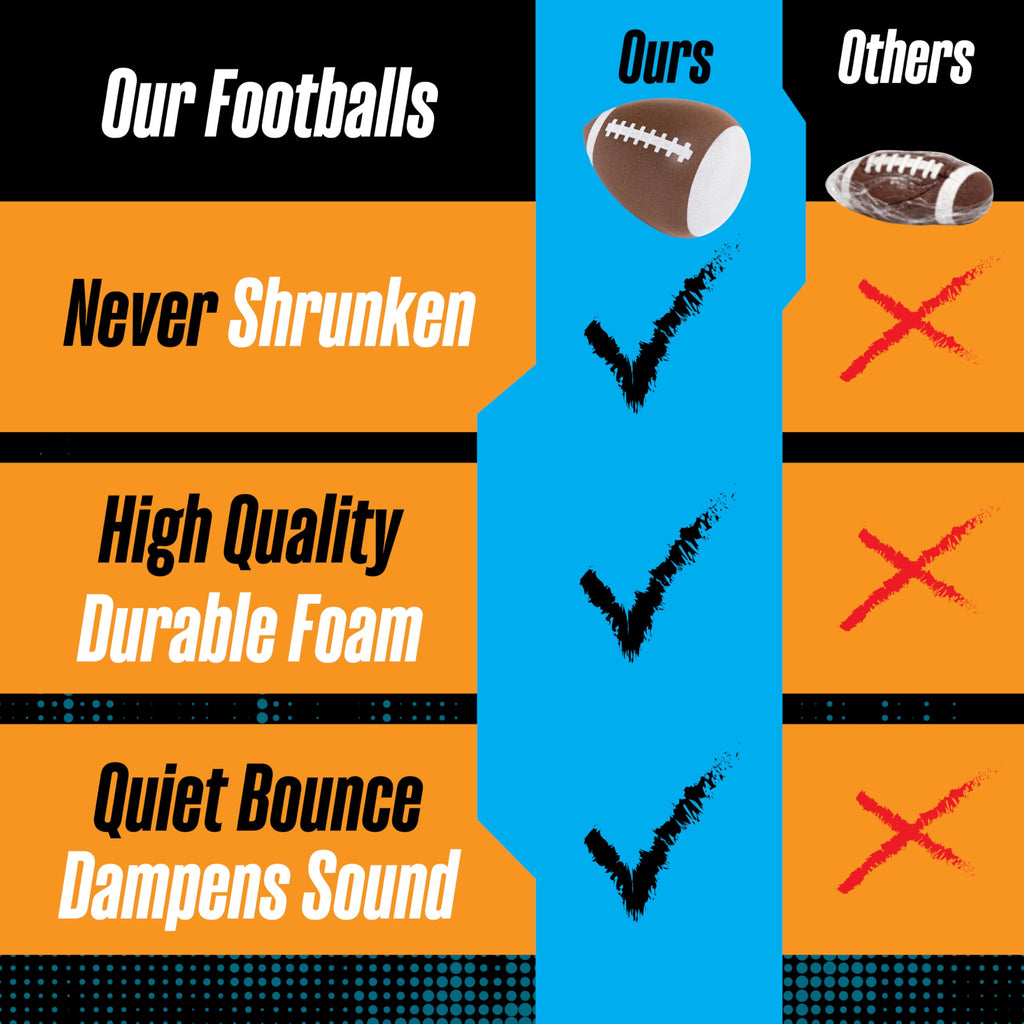 Supreme Silent Sports Bounceback Football | Game Size - 20"