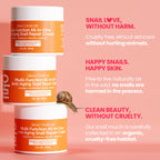 SeoulCeuticals 97.5% Snail Mucin Korean Face Moisturizer Day & Night Cream | 2oz Anti Wrinkle Anti Aging Repair, Natural Organic Cruelty Free Skin Care, K Beauty Facial Skincare for Oily Normal Dry Skin