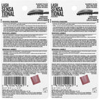 Buy now Maybelline Lash Sensational Washable Mascara, Lengthening and Volumizing for a Full Fan Effect, Blackest Black, 2 Count at indiglob india