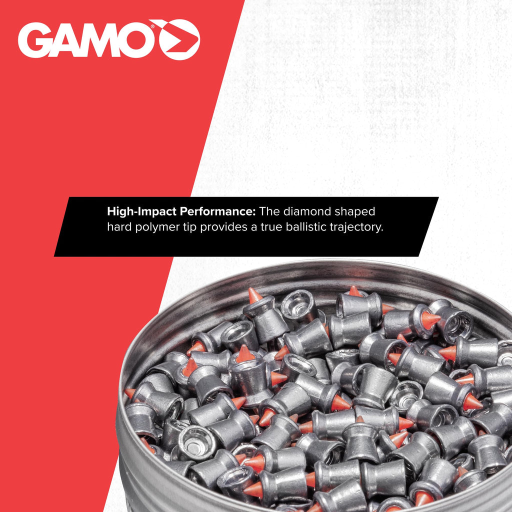 Gamo Red Fire .22 Cal Polymer Tip Hunting Pellets - 15.59 Grain - 125 Count