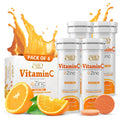 SIGNIFY NATURE Vitamin C 1000mg Effervescent Tablets with Zinc, 20CT | Potent Immune Support with Zinc, Sugar-Free & Vegan, Dissolvable Fizzy Tablet, Water Soluble, Easy Daily Vitamin C Boost
