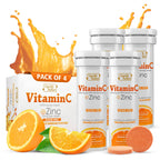 SIGNIFY NATURE Vitamin C 1000mg Effervescent Tablets with Zinc, 20CT | Potent Immune Support with Zinc, Sugar-Free & Vegan, Dissolvable Fizzy Tablet, Water Soluble, Easy Daily Vitamin C Boost