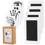 Buy now Pearhead Newborn Baby Handprint and Footprint Kit - No Mess Clean-Touch Ink Pad With Impression Cards, Safe for Skin, Perfect Keepsake for Family, Acid-Free, Black at indiglob india