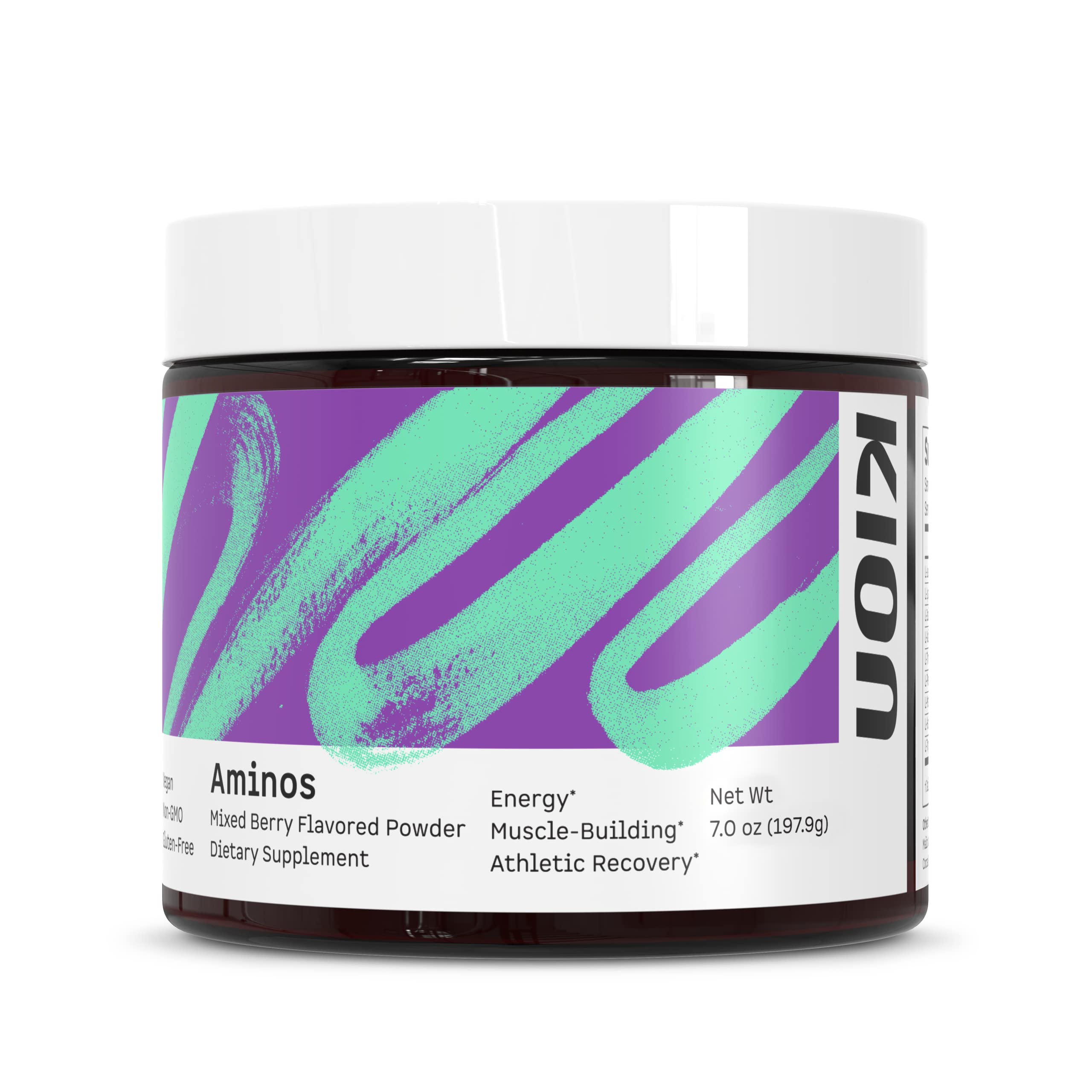 Kion Aminos Essential Amino Acids Powder, EAA & BCAA, Lean Muscle, Energy | All 9 aminos, caffeine-free, sugar-free, to curb cravings and support muscle with age, dieting, or GLP-1 use