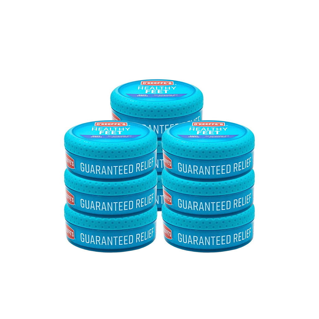 O'Keeffe's Healthy Feet Foot Cream, 3.2 oz Jar, 1-Pack For Extreme Dryness | Repairs Extremely Cracked, Dry Feet, Retains Moisture Levels, Hypoallergenic, Non-Greasy, Instantly Boosts Moisture