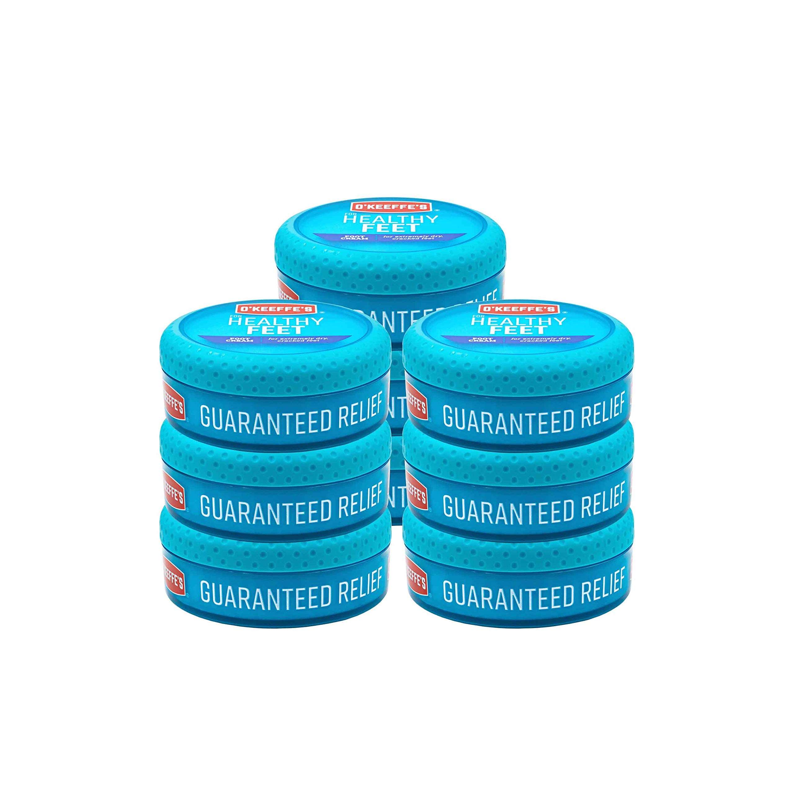 O'Keeffe's Healthy Feet Foot Cream, 3.2 oz Jar, 1-Pack For Extreme Dryness | Repairs Extremely Cracked, Dry Feet, Retains Moisture Levels, Hypoallergenic, Non-Greasy, Instantly Boosts Moisture