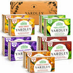 Yardley London Scented Bar Soap Variety Pack - 10 Bars Bath Soap Gift Set for Women & Men: English Lavender, Oatmeal & Almond, Aloe & Avocado, Cocoa Butter, Lemon Verbena Moisturizing Soap Bars