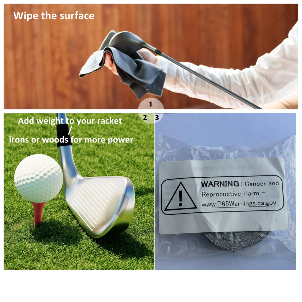 Golf Lead Tape 1/2" x 60", 2 Grams Per Inch High Density