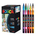 posca Paint Markers, 3M Fine Point Acrylic Paint Pens with Reversible Tips, Art Supplies For Gifts, Decorations Fabric, Metal, Glass, Wood and Canvas, Set of 15