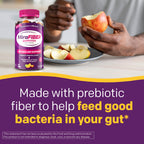 MiraFIBER Gummies, from The Makers of MiraLAX, 8g Per Serving, with B Vitamins, Metabolism Support, Gut Health for Men & Women, Prebiotic Fiber Gummies for Adults, Mixed Fruit Flavor 72Ct