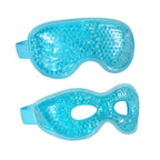 2PCS Gel Eye Mask Reusable Cold Therapy Gel Bead Eye Mask for Puffiness/Dark Circles/Eye Bags/Dry Eyes/Headaches/Migraines/Stress Relief, Cold Compress Mask (Pink)