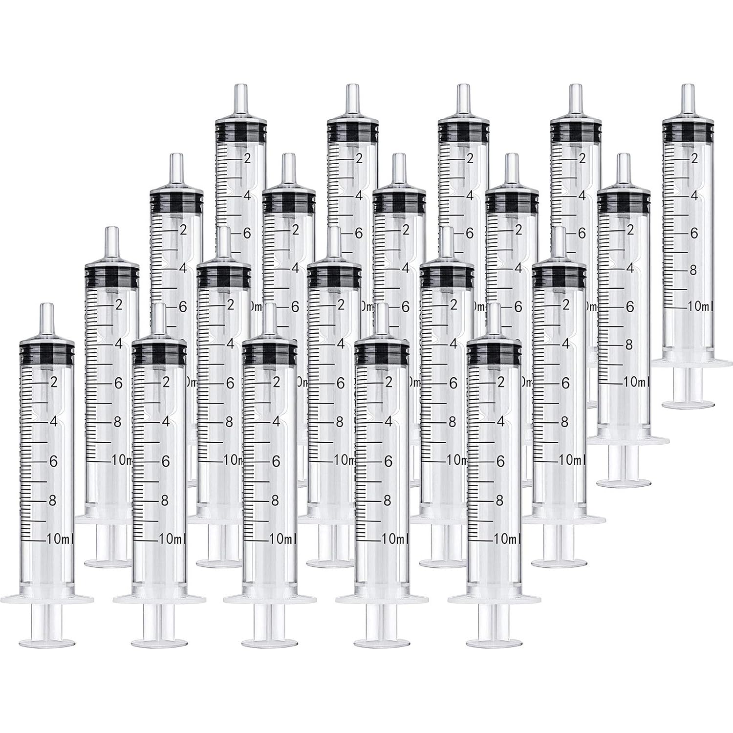 Buy now Frienda Large Plastic Syringe 4 Pack Measuring Syringe Tools Dispensing Multiple Uses(60 ml) 10 ml at indiglob india