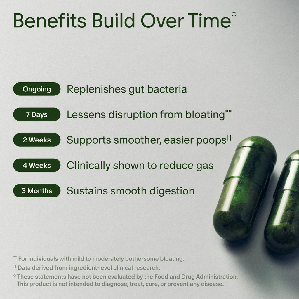 Seed DS-01 Daily Synbiotic - Adult Probiotic + Prebiotic - 30-Days with Jar | 24 Probiotics + Prebiotic - Digestive & Gut Health - Bloating & Gas Relief - Improves Regularity - Vegan Capsules