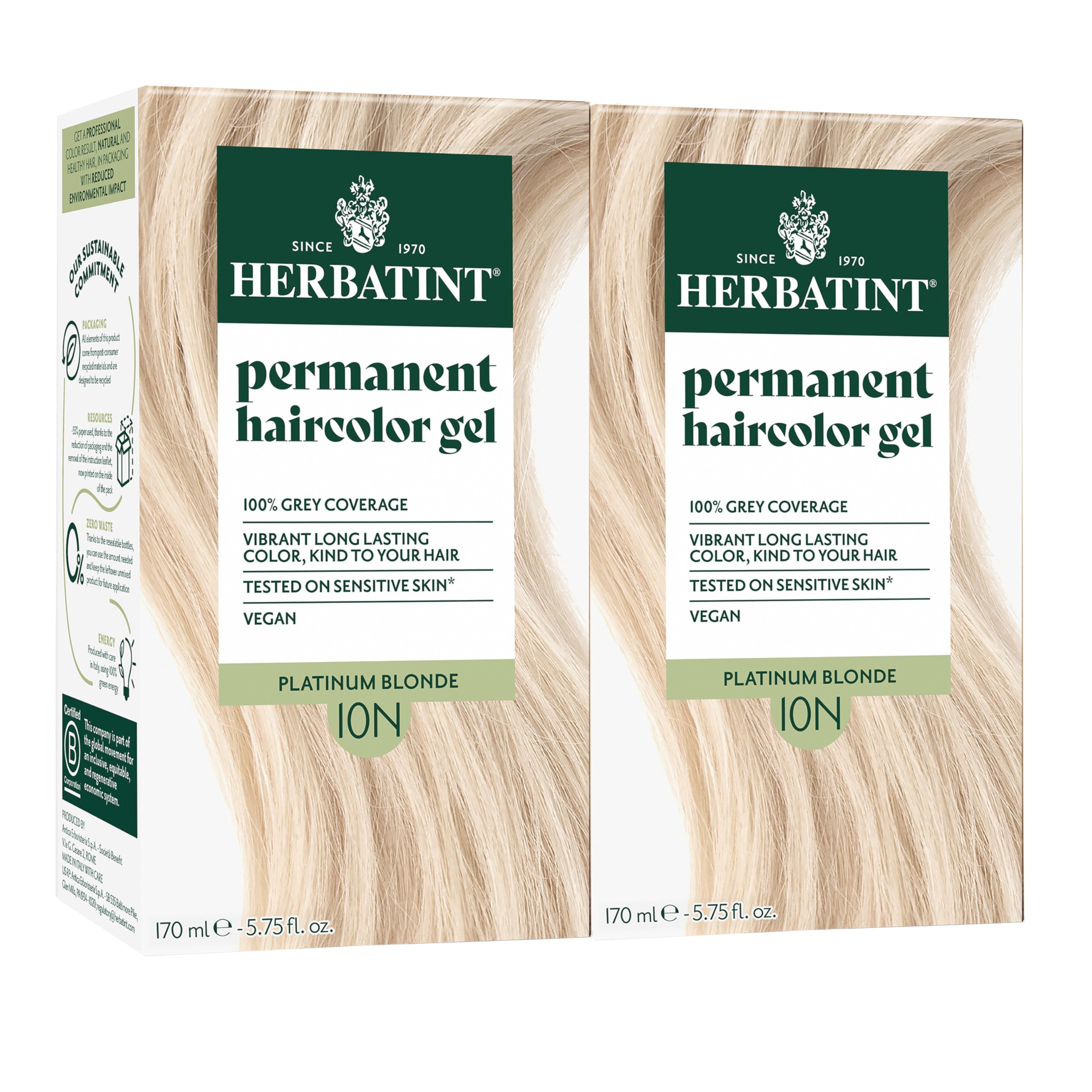 Buy now Herbatint Permanent Hair Dye For Women - 4N Chestnut - For Up To 100% Gray Coverage of Resistant Gray Hair - Ammonia-Free, Alcohol-Free & Vegan - Salon Influenced Hair color 5.75 fl oz at indiglob india