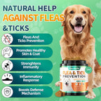 Carmelie Flea and Tick Prevention for Dogs Chewables, 200 Soft Chews