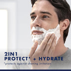 Gillette PRO Shaving Gel For Men Cools To Soothe Skin And Hydrates Facial Hair, 7oz, ProGlide Sensitive 2 in 1 Shave Gel