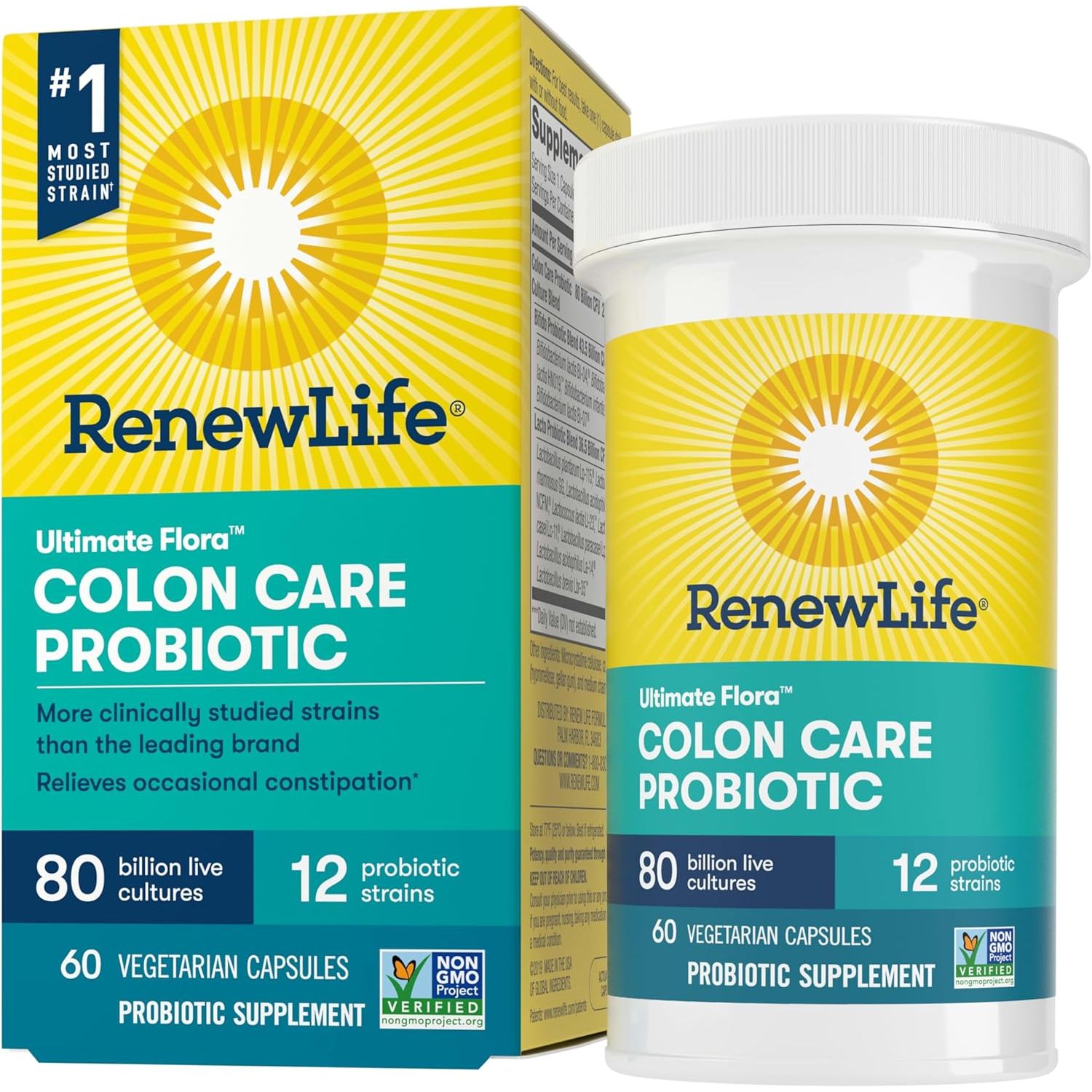 Buy now Renew Life Extra Care Digestive Probiotic Capsules, 50 Billion CFU Guaranteed, Daily Supplement Supports Immune, Digestive, Respiratory Health(1), L. Rhamnosus GG, Dairy, Soy and Gluten-Free, 90 Count 60 Count (Pack of 1) 80 Billion CFU at indiglob india