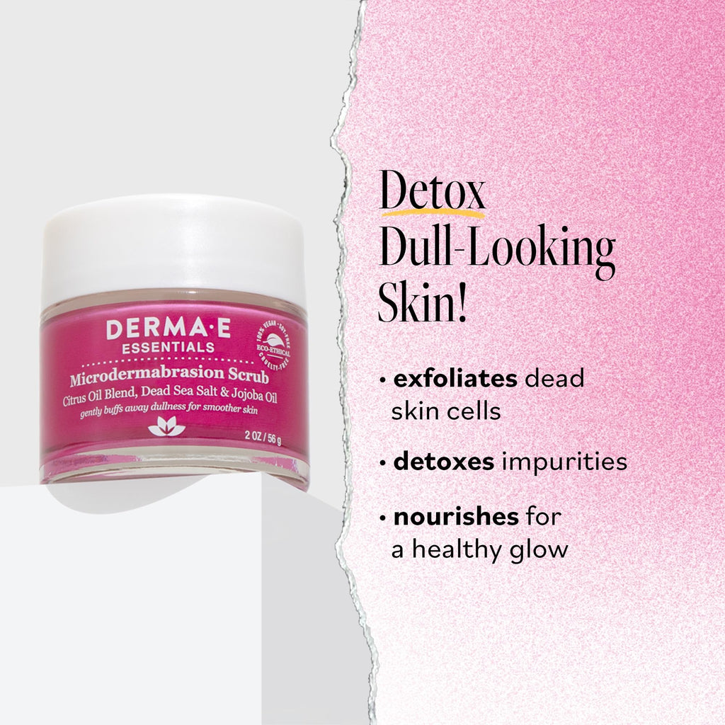 Buy now DERMA E Microdermabrasion Scrub with Dead Sea Salt & Citrus Essential Oils – Facial Exfoliating Scrub Smooths, Revitalizes and Renews – Ideal for Scars and Wrinkles, 2oz at indiglob india