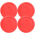 Buy now Pyrex 7201-PC 4-Cup Red Food Storage Replacement Lid (4-Pack) - Made in USA at indiglob india