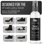 Buy now FOOTMATTERS Shoe Stretch Spray – Professional Shoe Stretcher - Softener for Leather, Suede, Nubuck, Canvas – 4 oz at indiglob india