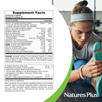 NaturesPlus Hema-Plex Iron - 60 Fast-Acting Capsules - 85 mg Chelated Iron + Vitamin C & Bioflavonoids for Healthy Red Blood Cells - Vegan, Gluten Free - 30 Servings