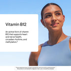 THORNE Vitamin B12 1,000 mcg, Active Methylcobalamin, 60 Capsules | Supports Methylation, Heart & Nerve Health, Cognitive Function & Healthy Homocysteine Levels*, NSF Contents Certified