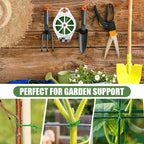 984FT Total (2 Rolls, 492FT Each) Garden Twist Ties with Cutter, Plant Ties for Tomatoes & Vines, Reusable Garden Ties for Gardening, Cable Management & Home Organization