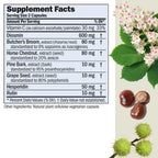 ANDREW LESSMAN ProCaps Circulation & Vein Support 60 Capsules | Standardized Botanical Extracts & Flavonoids in a Comprehensive Circulation & Vein Support Formula