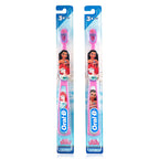 Buy now Oral-B New Princess Toothbrush for Little Girls, Children 3+, Extra Soft, Characters Vary - Pack of 6 (Characters Vary) at indiglob india