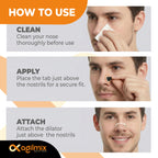 Refill Magnetic Nose Strips for Breathing, Nasal Strips, 30-Days-Nude