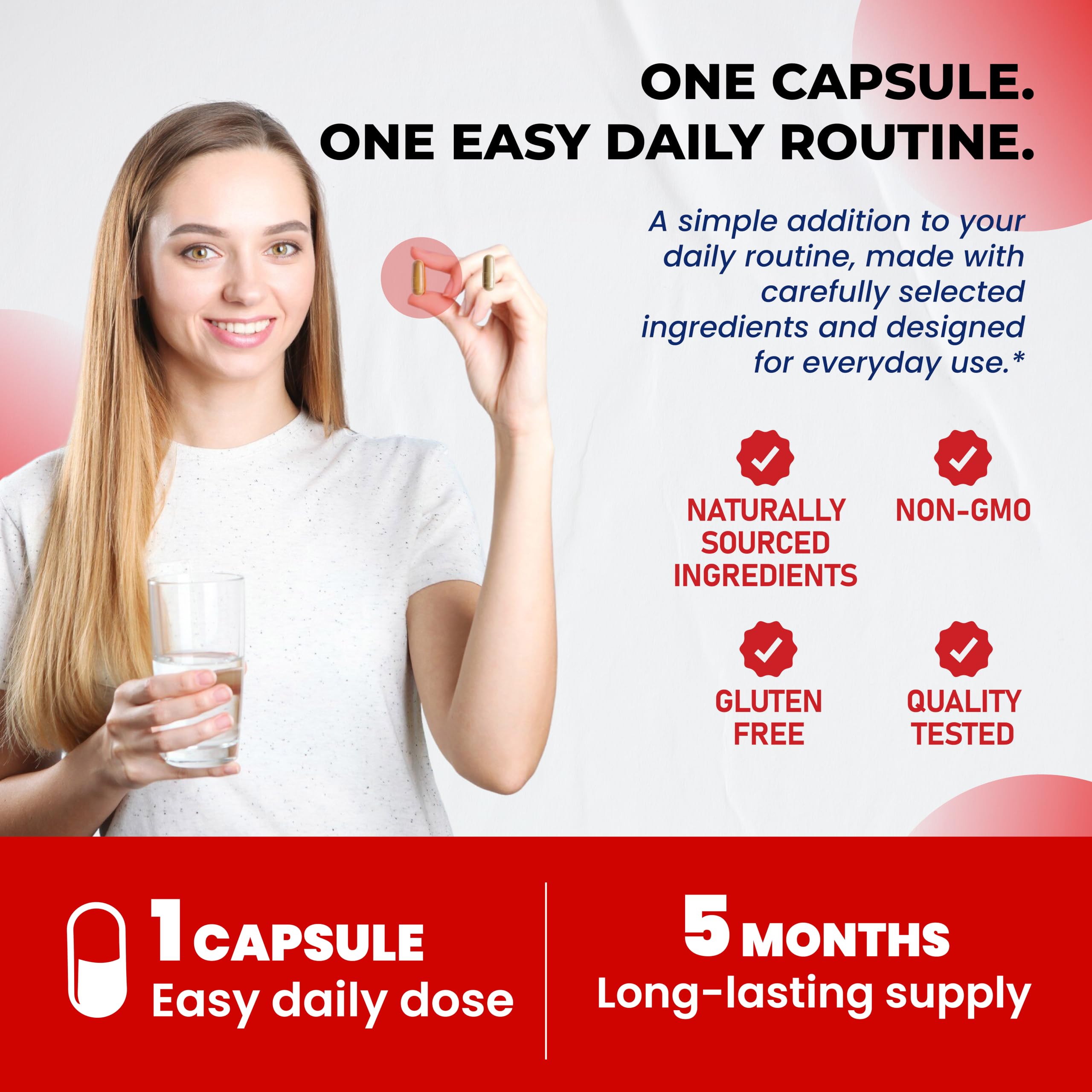 Berberine Supplement with Ceylon Cinnamon & Milk Thistle, Berberine HCL Complex, Daily Metabolic Wellness Formula, 150 Capsules, Non-GMO, Gluten Free, Quality Tested