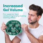 Medi Grade Face Ice Pack and Cooling Eye Mask Set, ChillGel Gel Mask Duo | Ice face mask and gel eye mask soothe puffy eyes, dark circles and migraines, cooling self care with storage bag
