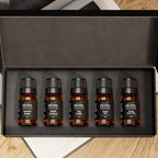 AirScent Holiday Diffuser Oil Fall Fireside 10 mL 5 Pack Gift Set