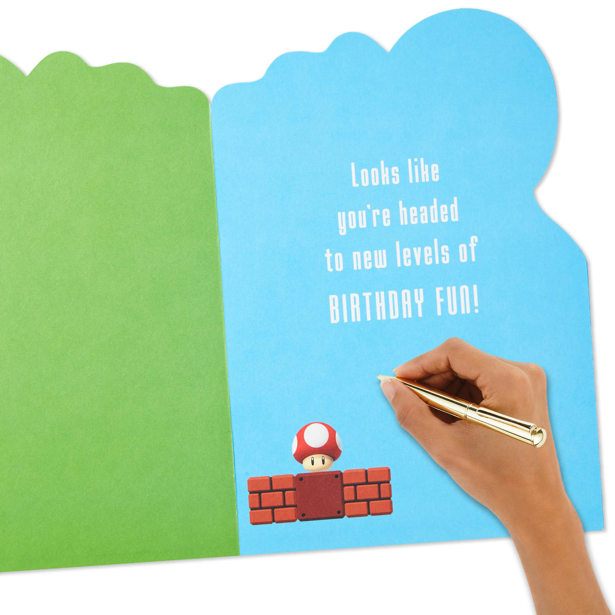 Hallmark Nintendo Super Mario Birthday Card (New Levels of Fun)