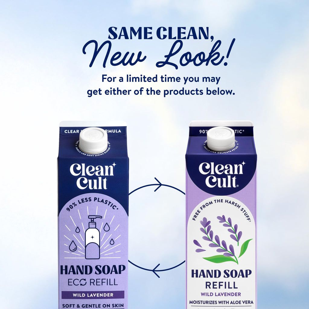 Buy now Cleancult Liquid Hand Soap Refills - Moisturizes Dry & Sensitive Skin - Made with Aloe Vera & Lavender Essential Oils - Wild Lavender - Eco Friendly - Paper-Based Packaging - 32 oz/2 Pack at indiglob india