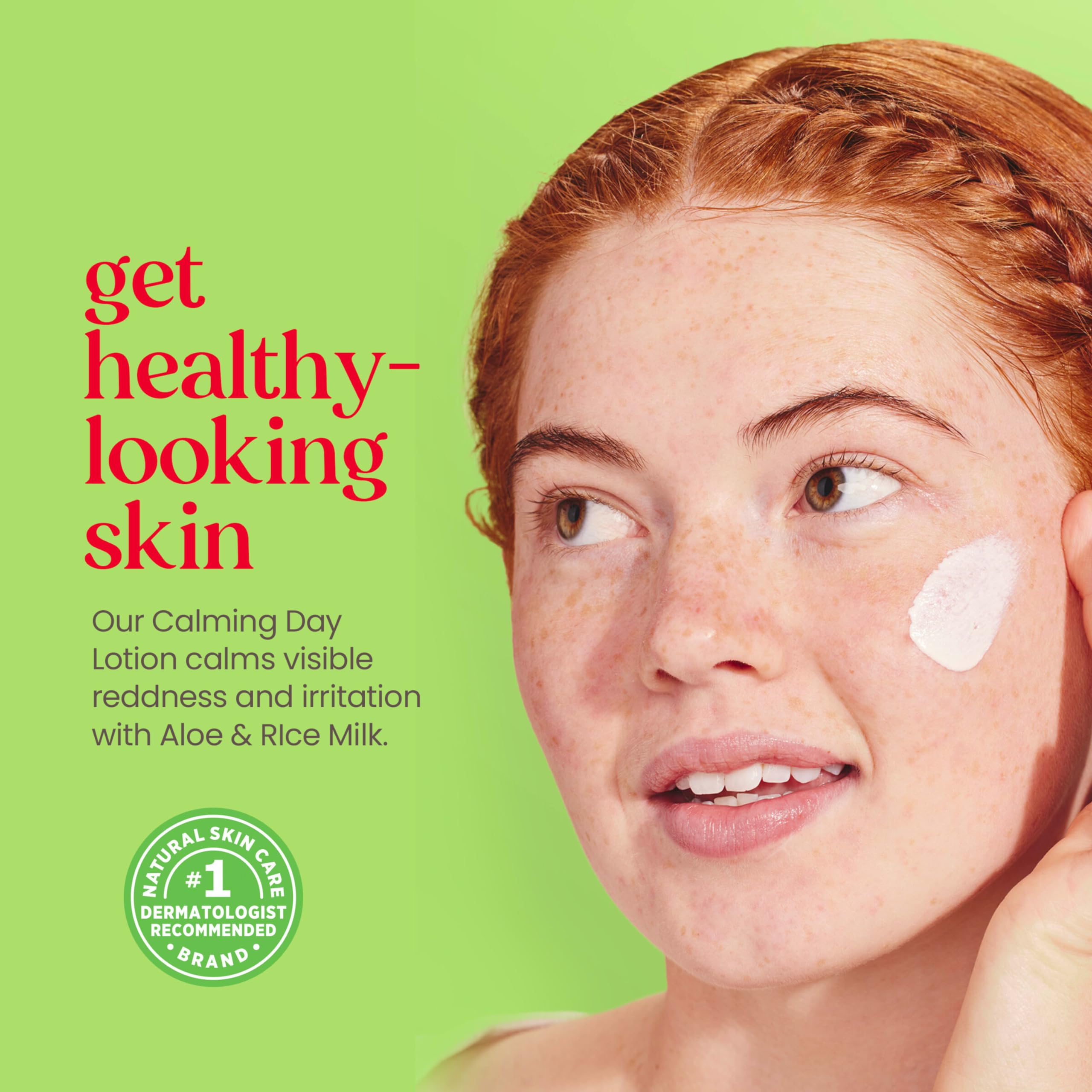 Buy now Burt's Bees SPF 30 Calming Day Face Lotion With Aloe and Rice Milk for Sensitive Skin, Sunscreen Face Lotion Soothes Redness and Irritation, 99.4 Percent Natural Origin Skin Care, 1.8 oz. Tube at indiglob india