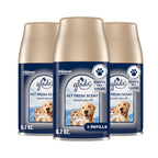 Glade Automatic Spray Refill, Pet Fresh Scent, Scented Air Freshener for Home and Bathroom, 6.2 Oz, 3 Count