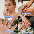 114Pcs 3-in-1 Ring Sizers for Loose Rings, Anti-Slip, Reduce 0.5-1 Size
