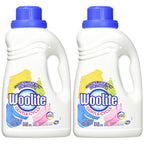 Woolite Clean & Care Liquid Laundry Detergent, 2x33 Loads, 2x50oz, Regular& HE Washer, Gentle Cycle, sparkling falls scent,packaging may vary