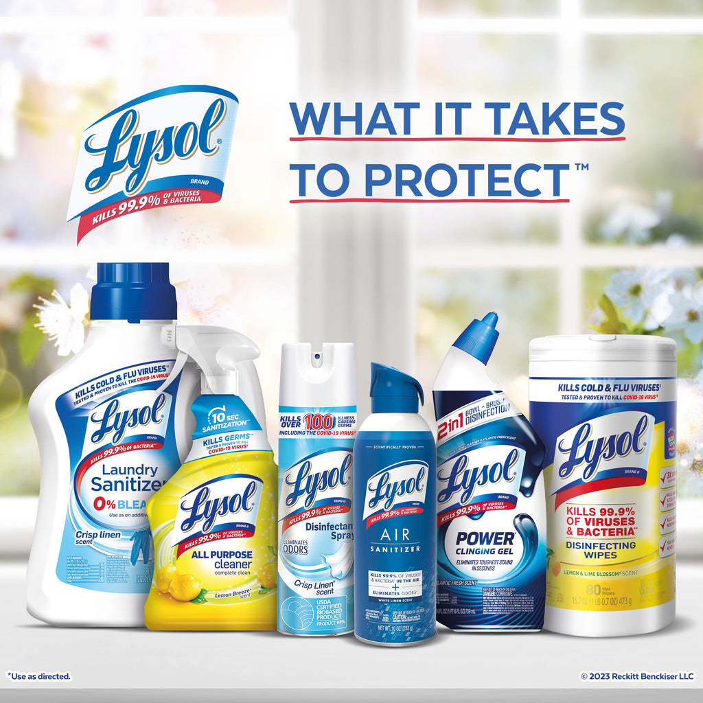 Lysol Lime & Rust Remover Toilet Bowl Cleaner, 48oz (2X24oz), 10X Cleaning Power