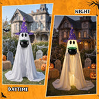 Halloween Candy Ghost Decor with Lighted Cauldron - 53'' Large Ghost Decor