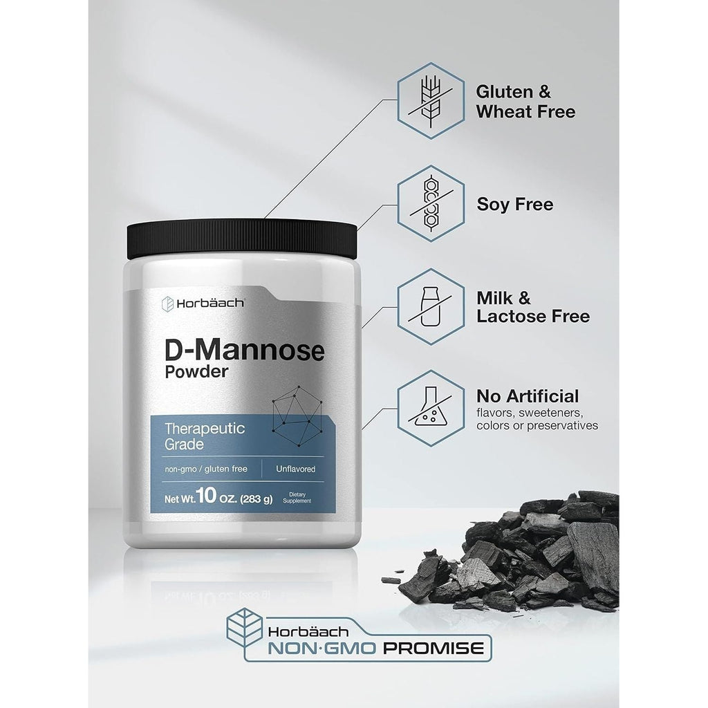 Buy now Horbaach D-Mannose Powder | 10 Oz | Supplement for Women and Men | Unflavored | Vegetarian, Non-GMO, and Gluten Free at indiglob india