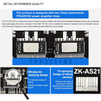 Buy now Bluetooth Power Amplifier Board Stereo - HiFi 2.1 Channel 2X220W+350W Bluetooth 5.1 16-32V Digital Power Audio Amplifier Module Subwoofer Control with AUX/Bluetooth/USB Flash Drive (ZK-AS21) at indiglob india