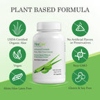 Aloe Vera Capsules for Gut Health & Digestive Comfort 60ct x 300mg | Gently Support Gut Health & Digestive Comfort. Vegan, non-GMO Aloe leaf extract. Aloin Free Naturally Support Immune Health
